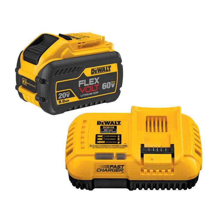 DEWALT 20V/60V MAX FLEXVOLT Lithium-Ion 9.0Ah Battery and Charger Starter Kit DCB609C