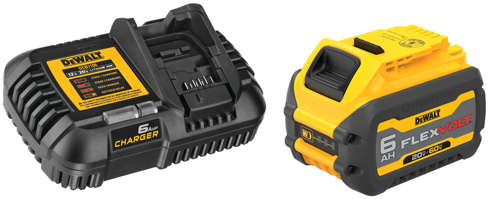 DEWALT 20V/60V MAX* FLEXVOLT 6Ah Battery Kit DCB606C