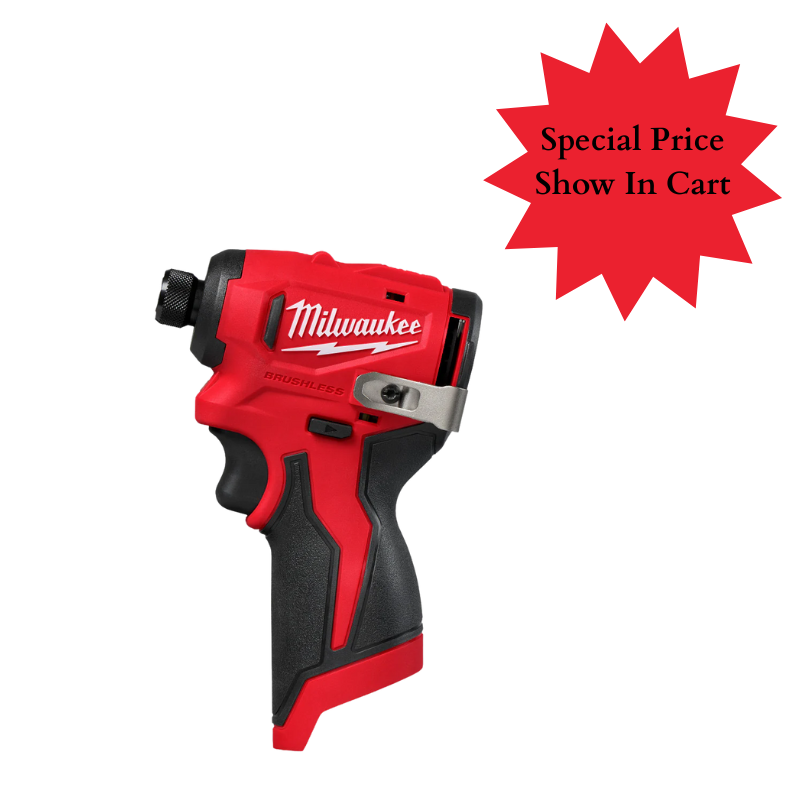 Milwaukee 3450-20 M12 Subcompact 1/4" Hex Impact Driver Tool Only Open Box (Open Box)