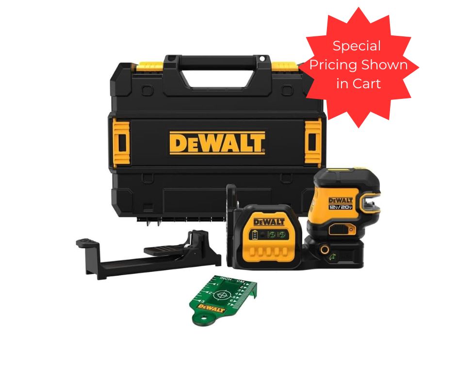 DeWalt 20v Max 5 Spot + Cross Line Laser (Open Box)