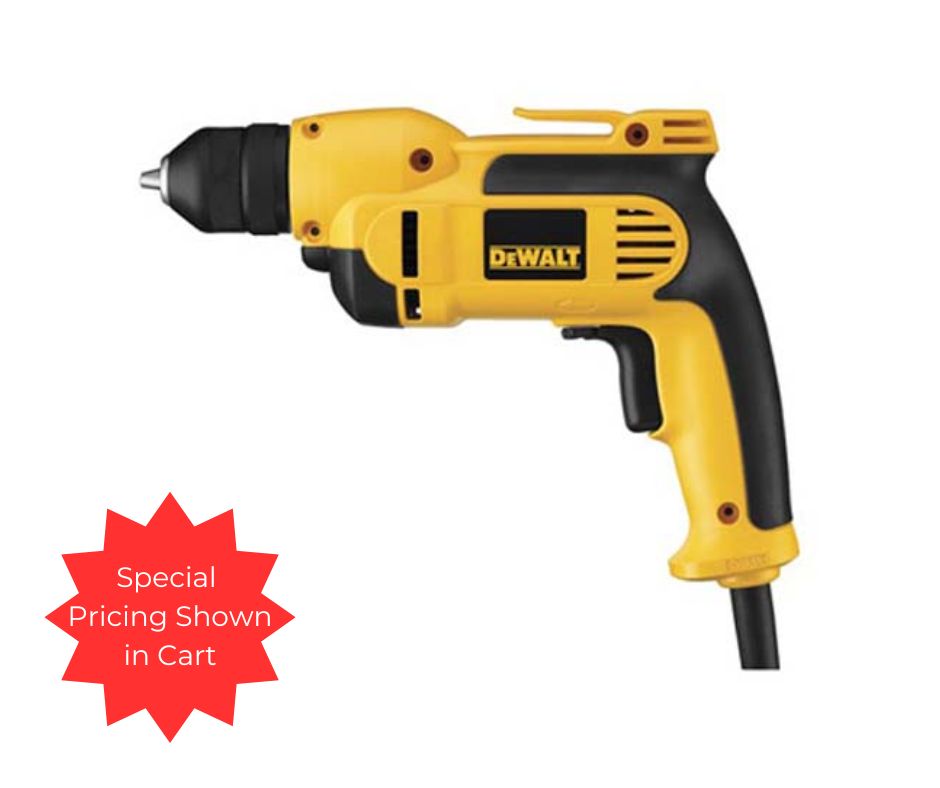 DeWalt 3/8" VSR Drill With Metal Keyless Chuck DWD112 (Open Box)