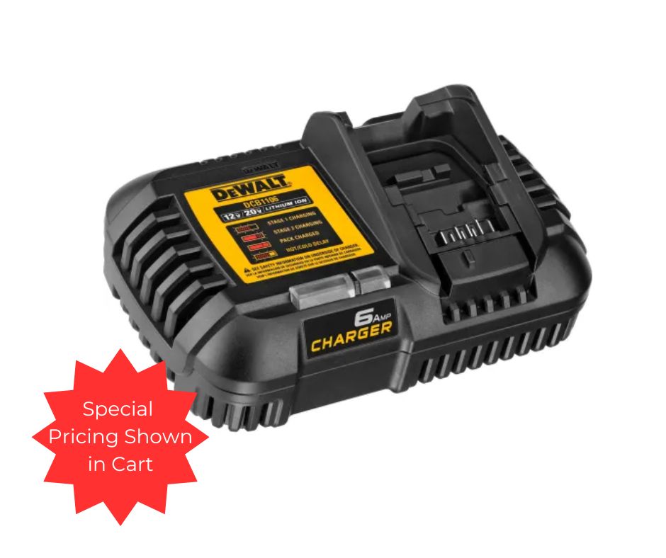 DeWalt 6amp Charger DCB1106 (Open Box)