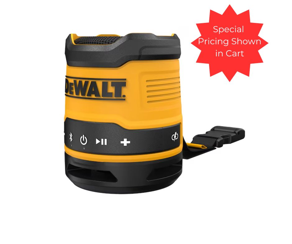 DeWalt Bluetooth Mini Speaker (Open Box)