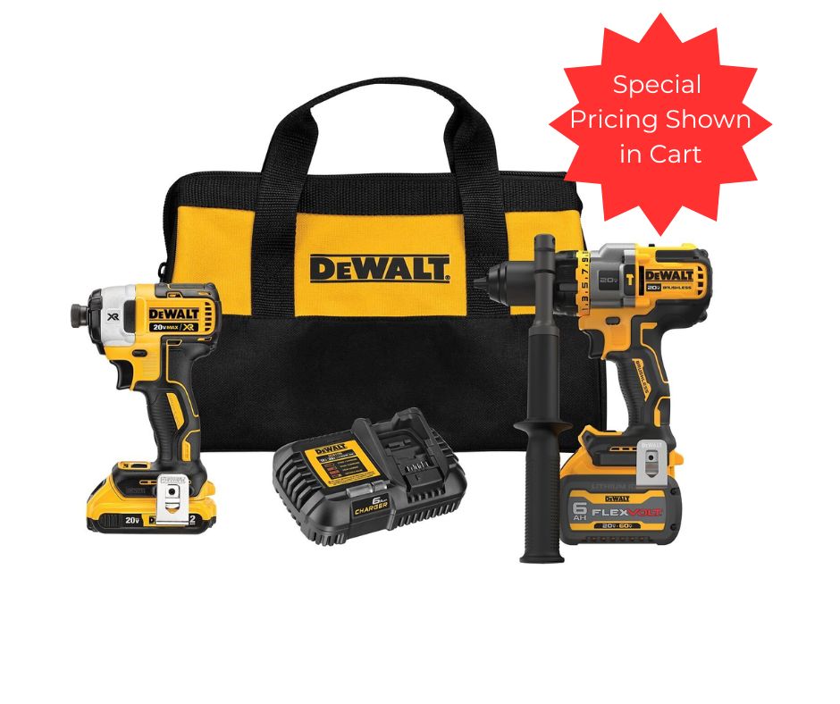 DeWalt Flex Volt 2-Tool Combo Kit DCK2100D1T1 (Open Box)