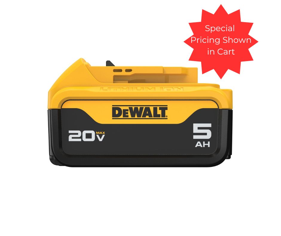 DeWalt Lithium Ion 20v 5ah Battery Pack (Open Box)