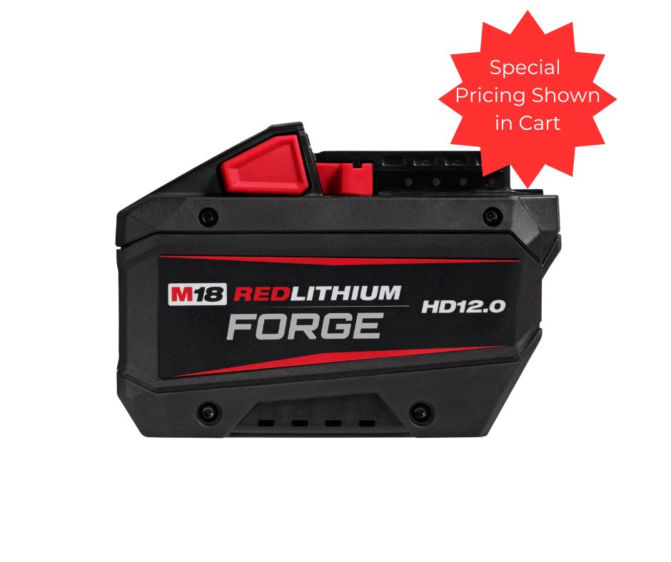 Milwaukee Red Lithium Forge HD12.0 Battery Pack (Open Box)