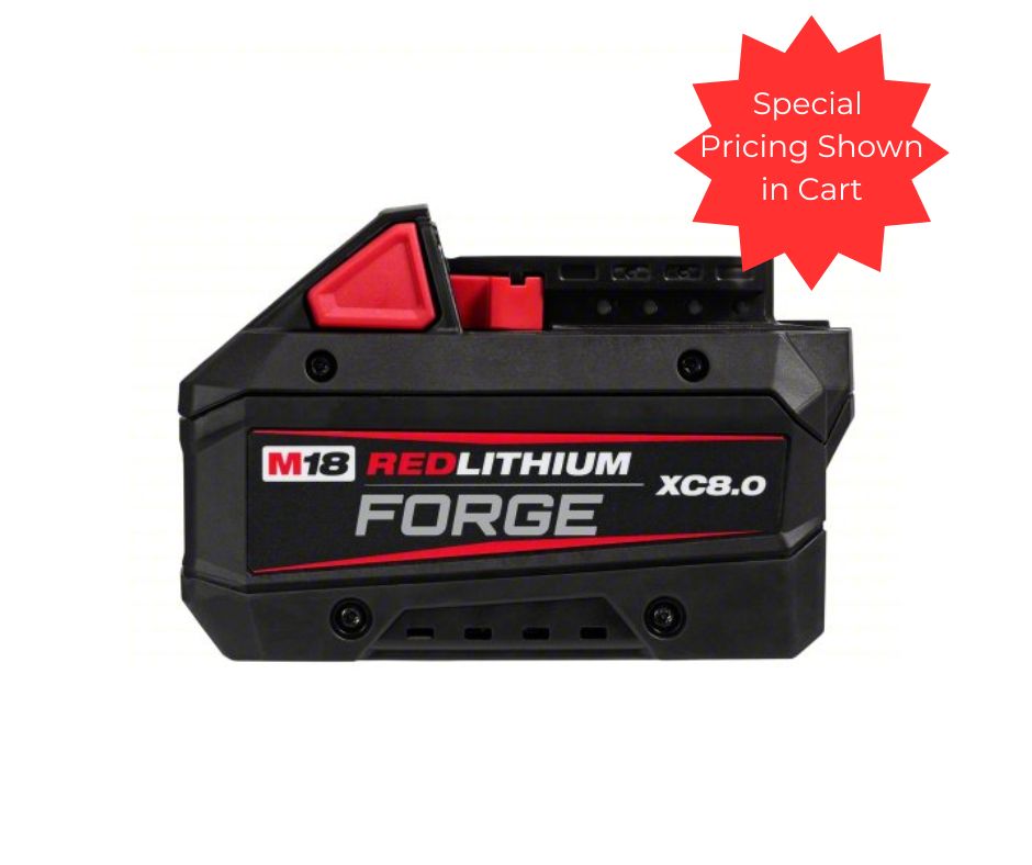 Milwaukee Red Lithium Forge XC8.0 Battery Pack (Open Box)